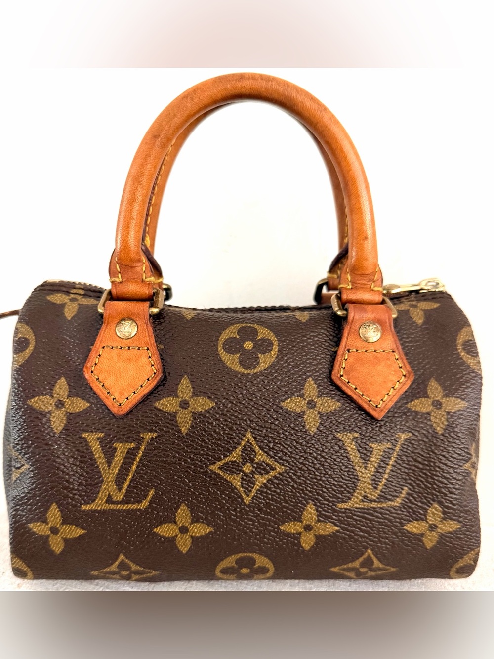 LOUIS VUITTON Vintage Mini Sac HL Nano Speedy Monogram Bag